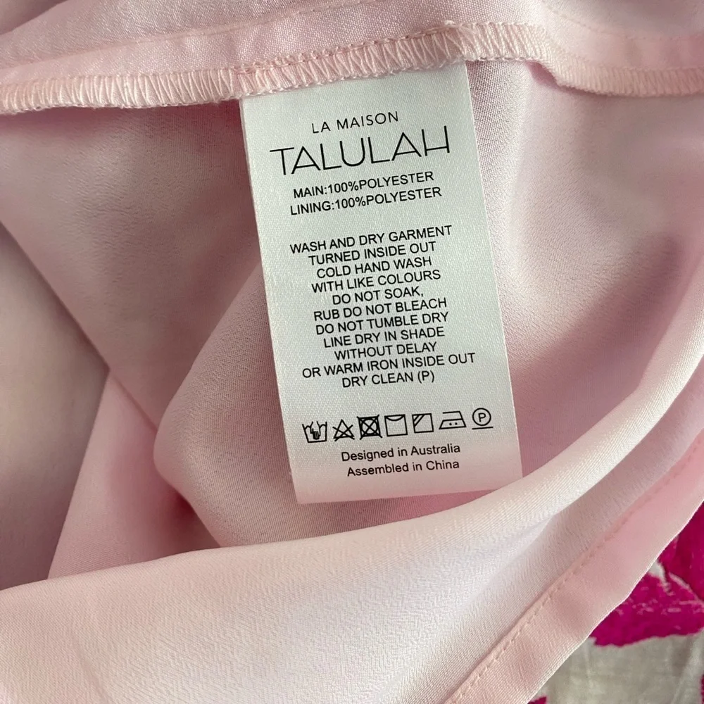 Le Maison Talulah Dress Women’s Small TALULAH Les Saison Mini Dress Pink Floral